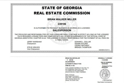 Georgia Real Estate License
