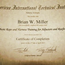 Rope and harness safety training certification